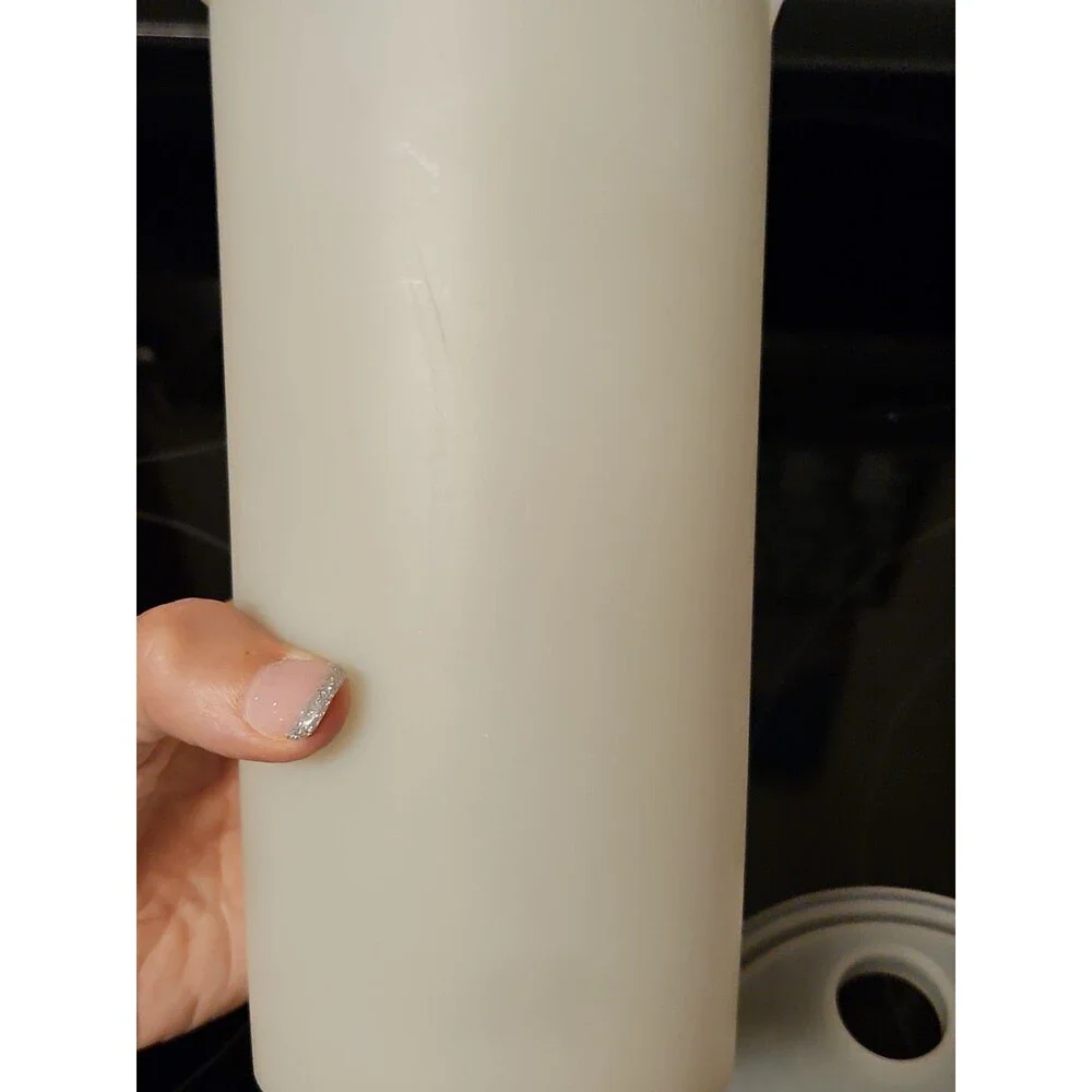 Vintage Tupperware 261 Sheer Handolier Pitcher Sheer Flip Top Seal 563